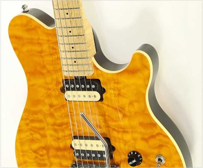 Ernie ball music man on sale axis translucent gold