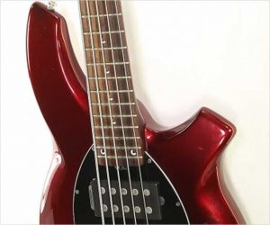 ❌SOLD❌   Ernie Ball Music Man Bongo 5 HH Bass Burgundy, 2011