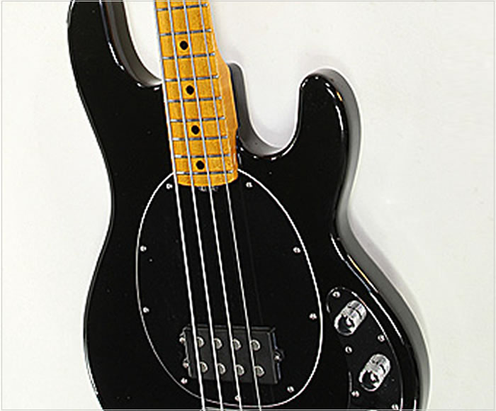 ベース Ernieball Musicman Stingray All Black Ernie Ball Music Man StingRay Special Bass Guitar - Black