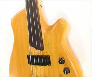 ❌SOLD❌ F Bass Fretless Bass, Maple and Poplar, 1982