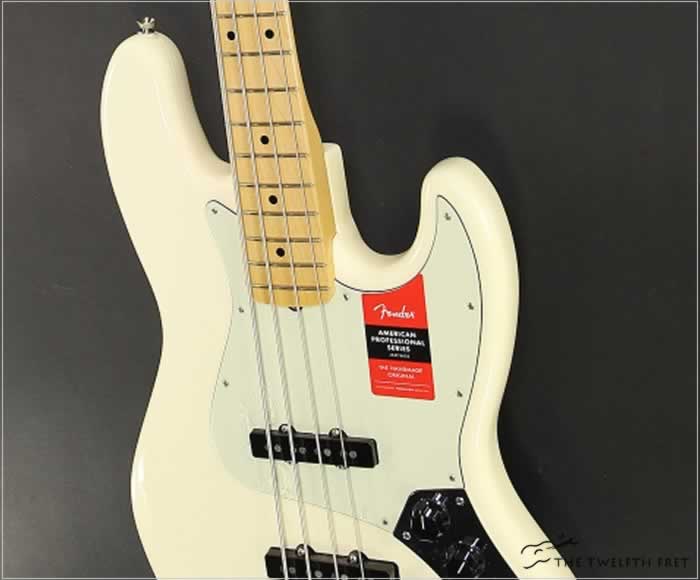 Fender American Professional Jazz Bass Olympic White - The Twelfth Fret