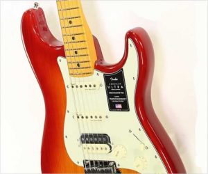 Fender American Ultra Stratocaster HSS Maple Neck Plasma Red Burst (No Longer Available)