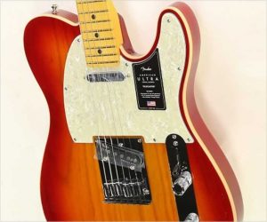 ❌SOLD❌ Fender American Ultra Telecaster Maple Neck Plasma Red Burst, 2019 - No Longer Available