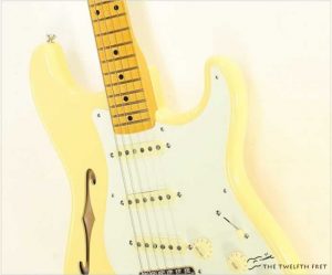 Fender Eric Johnson Thinline Signature Stratocaster Vintage White - The Twelfth Fret