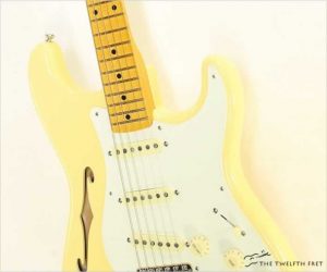 ❌SOLD❌ Fender Eric Johnson Thinline Signature Stratocaster Vintage White
