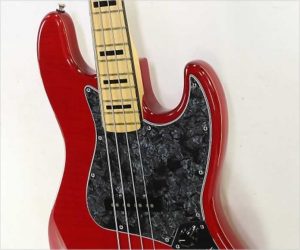 ❌SOLD❌ Fender Limited Edition USA Geddy Lee Jazz Bass Trans Crimson, 2015