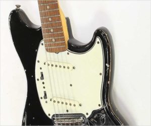 ❌SOLD❌ Fender Mustang Refinished Black, 1965