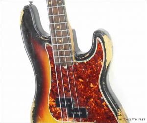 ❌SOLD❌ Fender P Bass Rosewood Board Sunburst 1963