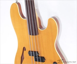 ❌SOLD❌  Fender Precision Bass Fretless Acoustic - Electric Natural, 1993