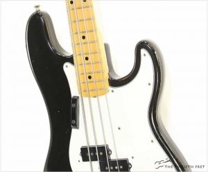 Fender Precision Bass Maple Neck Black, 1975 - The Twelfth Fret