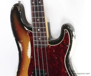 Fender Precision Bass Sunburst over White, 1969