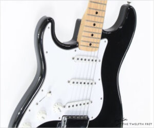 ❌SOLD❌   Fender Stratocaster LH Left Handed Maple Neck Black, 1974
