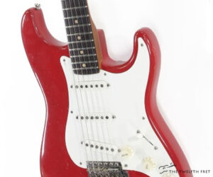 ❌SOLD❌ Fender Stratocaster Refinish Fiesta Red, 1961