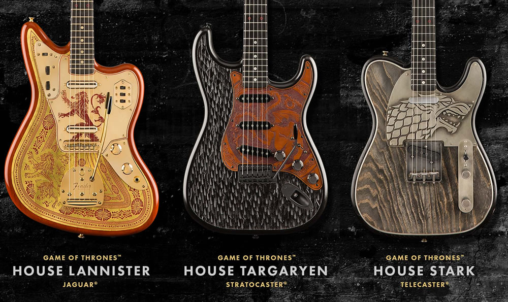 Fender Custom Shop Game of Thrones Sigil Collection Series