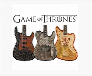 Fender Custom Shop Game of Thrones Sigil Collection Series with Trio of Elaborate Guitars