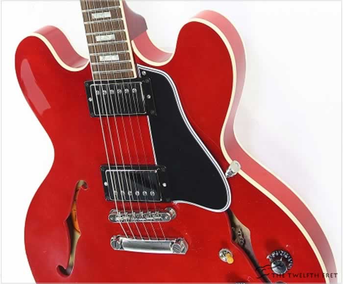 Gibson 1963 ES335 Block Reissue Cherry, 2018 | www.12fret.com