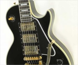 ❌SOLD❌  Gibson 57 Les Paul Custom Reissue 3 Pickup Bigsby Ebony, 2011