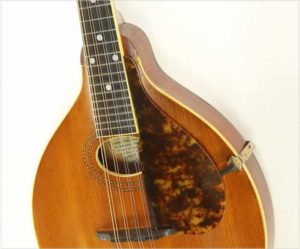 Gibson A1 Mandolin Pumpkin Orange Top, 1915 - The Twelfth Fret