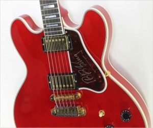 ❌SOLD❌ Gibson B B King Lucille Thinline Electric Cherry Red, 1999
