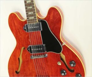 ❌SOLD❌  Gibson ES-330 TDC Thinline Archtop Cherry Red, 1970-1972