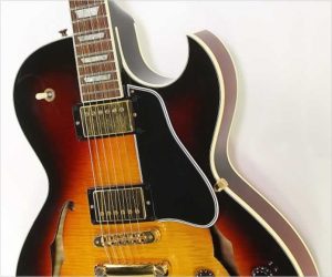 ❌SOLD❌  Gibson ES137 Thinline Archtop Electric Sunburst, 2004