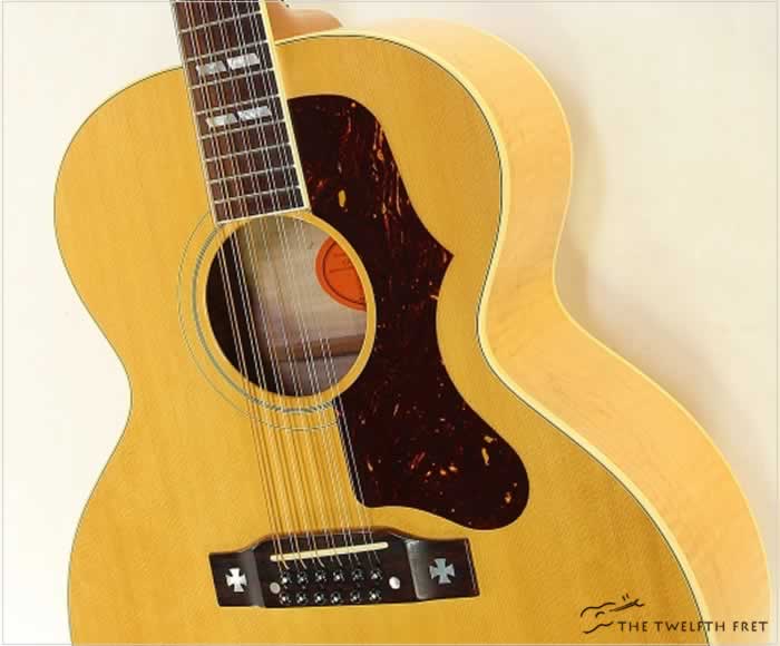 Gibson J185 12 String Guitar Maple 2001 www.12fret