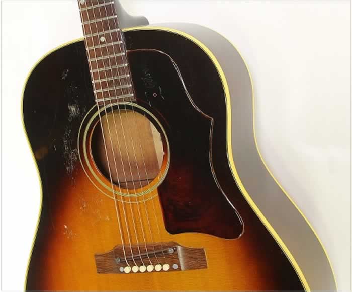 Gibson J45 ADJ Slope Shoulder Sunburst, 1966 | www.12fret.com