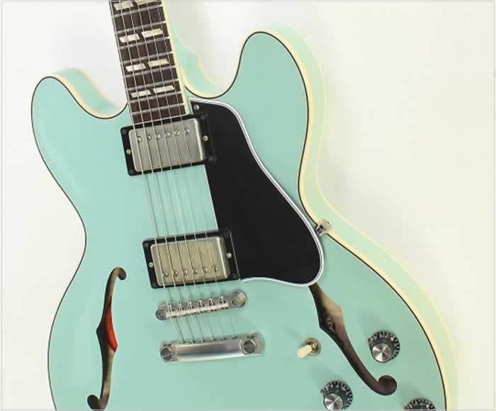 Gibson Memphis ES345 64 RI Sea Foam Green 2016 | www.12fret.com