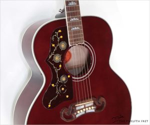 ❌SOLD❌ Gibson SJ-200 LH Custom Shop Wine Red, 2006