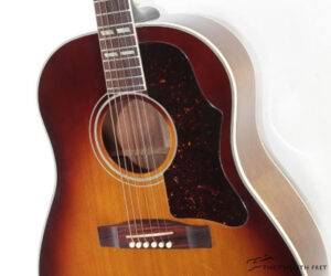 ❌SOLD❌ Gibson SJ Steel String Acoustic Refinish Sunburst, 1957 ✓