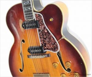 ❌SOLD❌  Gibson Super 400 Archtop Electric Sunburst, 1954