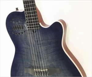 Sold Out and Discontinued! Godin Multiac ACS Denim Blue Flame