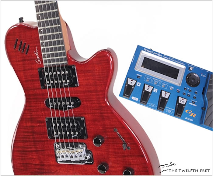 Godin XTSA 2005 and Roland GR-55 Guitar Synthesizer| www.12fret.com