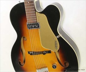 ❌SOLD❌  Gretsch Clipper 6186 Archtop Electric Sunburst, 1958