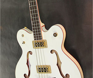 ❌SOLD❌ Gretsch G6136LSB White Falcon Bass, 2011