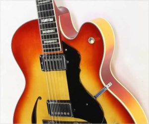 ❌SOLD❌ Hagstrom Jimmy Archtop Electric Guitar Sunburst, 1977