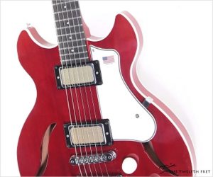 SOLD!!! Harmony Comet Electric Guitar, Trans Red
