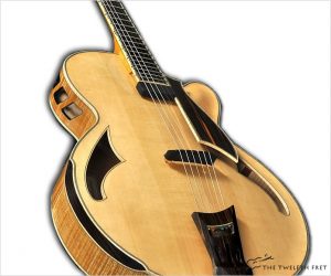 Harrison NJ Custom Archtop Guitar Natural, 2022