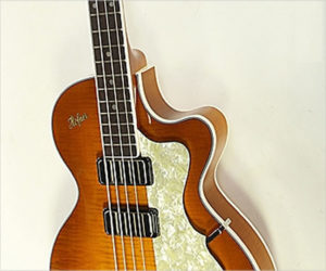 ❌SOLD❌ Hofner Club Bass Cavern Spacing, Amber Burst 2018