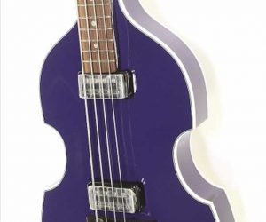 ❌SOLD❌  Hofner Gold Label Violin Bass Berlin Purple, 2015