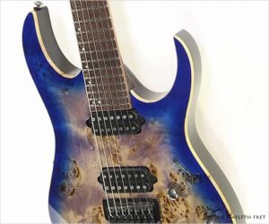 ❌SOLD❌  Ibanez RG1027PBF Premium 7 String Cerulean Blue Burst