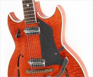 ❌SOLD❌  Kay Old Kraftsman Red Devil K592 Thinline Electric Red, 1962