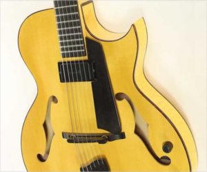 ❌SOLD❌ Lucca LS1C 'Gary Benson' Archtop Electric Guitar Natural, 2002