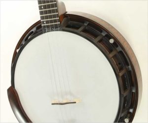 ❌SOLD❌  Nechville Midnight Dot Phantom Banjo, Walnut Stain