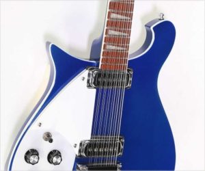 ❌ SOLD ❌ Rickenbacker 620/12 Left Handed Solid Body Electric Metallic Blue, 2005