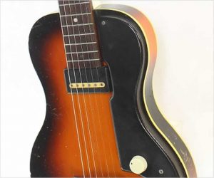 ❌SOLD❌  Royal Aire by National Solidbody Electric Guitar Sunburst, 1951