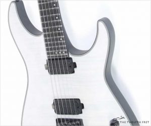 Discontinued Schecter KM6 Keith Merrow Trans White Satin, 2016