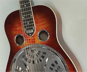 ❌SOLD❌ Scheerhorn L-Body Flame Maple Squareneck Resophonic Guitar