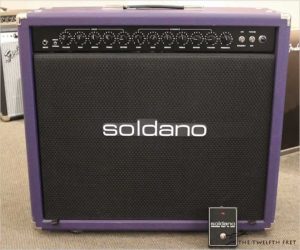❌SOLD❌ Soldano Lucky 13 50 Watt 2x12 Combo Amp Purple, 2008
