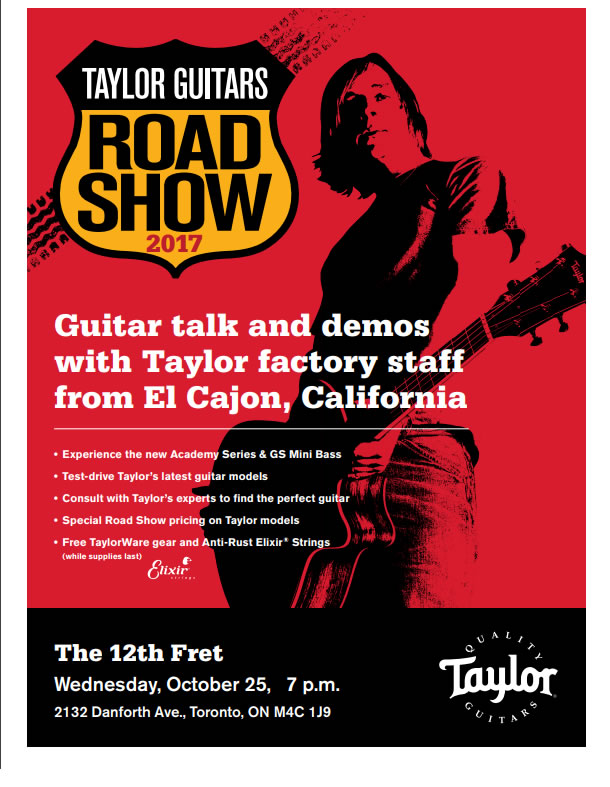 Taylor Guitars Road Show Event - the Twelfth Fret